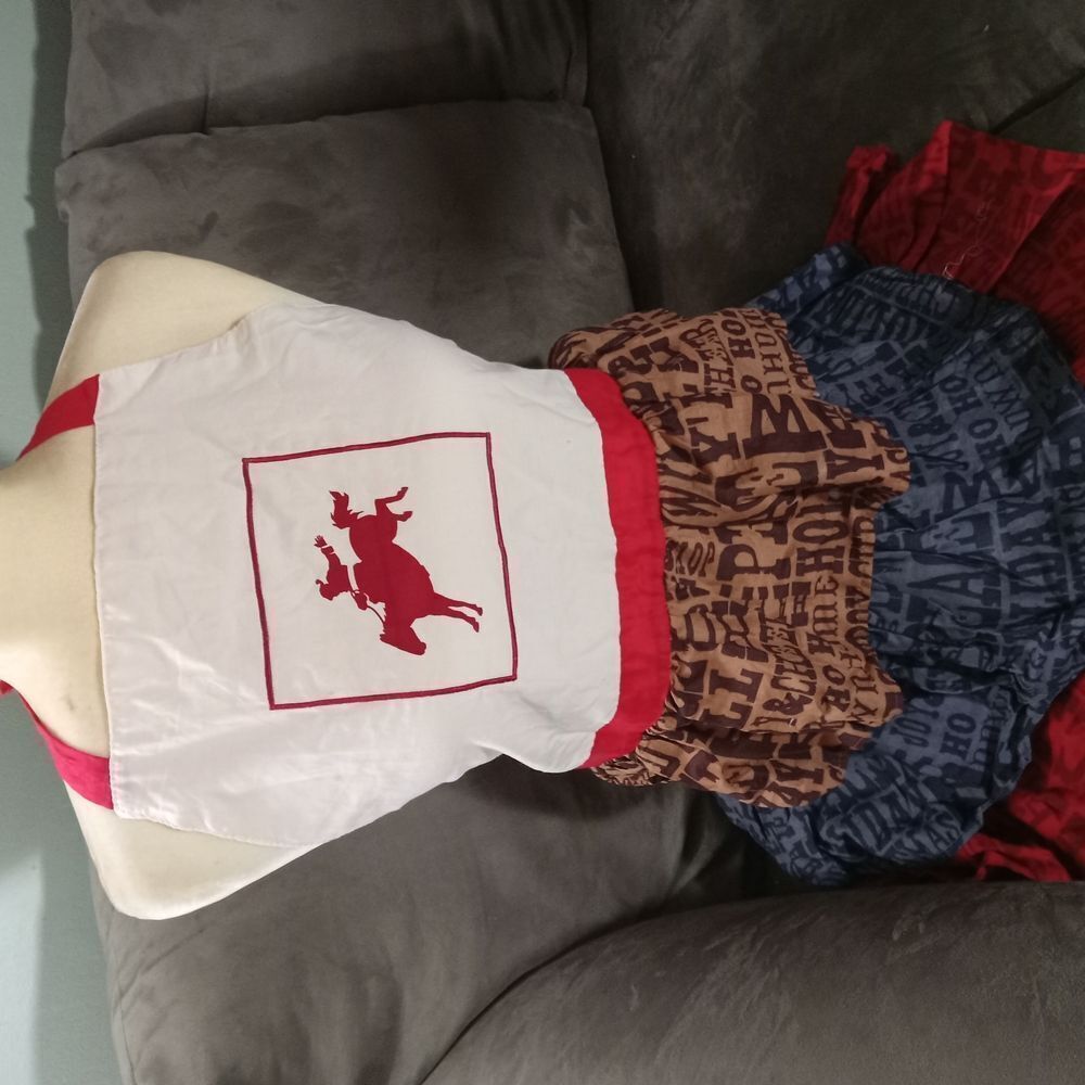 NEW CHRISTMAS RUFFLE FULL BODY APRON - Picture 2 of 6
